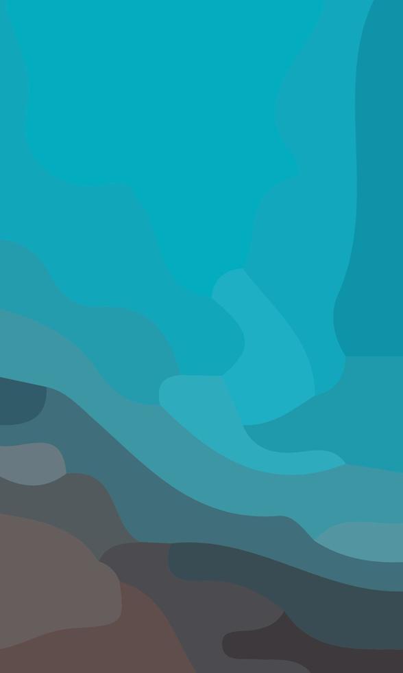 Aesthetic aqua abstract background with copy space area. Suitable for poster and banner vector