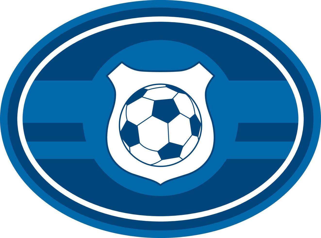 Soccer Football Badge with Ball - Sports Illustration vector