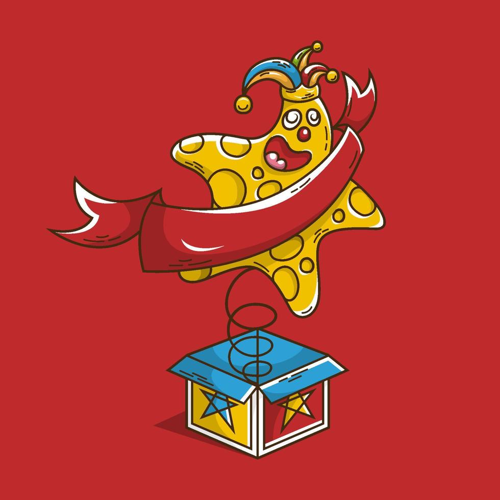 Hand Drawn April Fools' Day Illustration vector