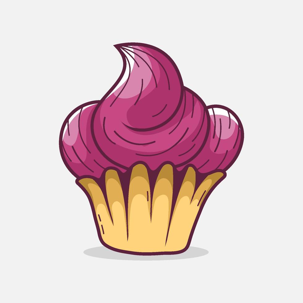 Hand Drawn Delicious Ice Cream Illustration vector