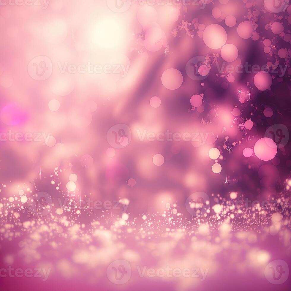 Abstract pink tone lights background. Blurred background. photo