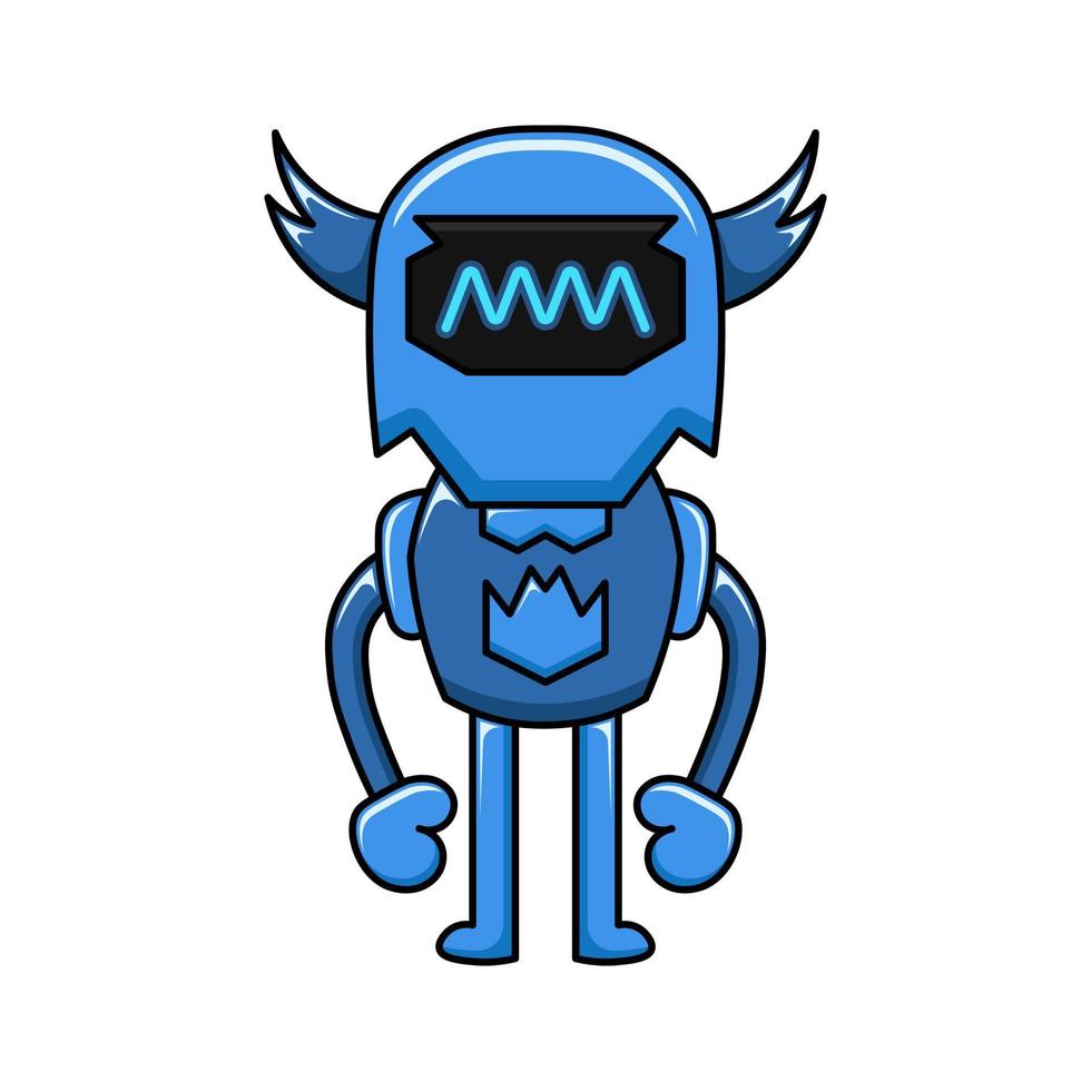modern vector illustration robot design
