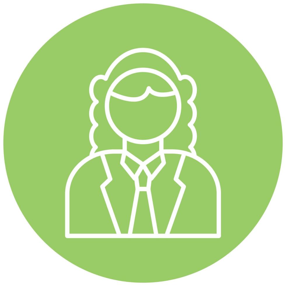 Judge Male Icon Style vector