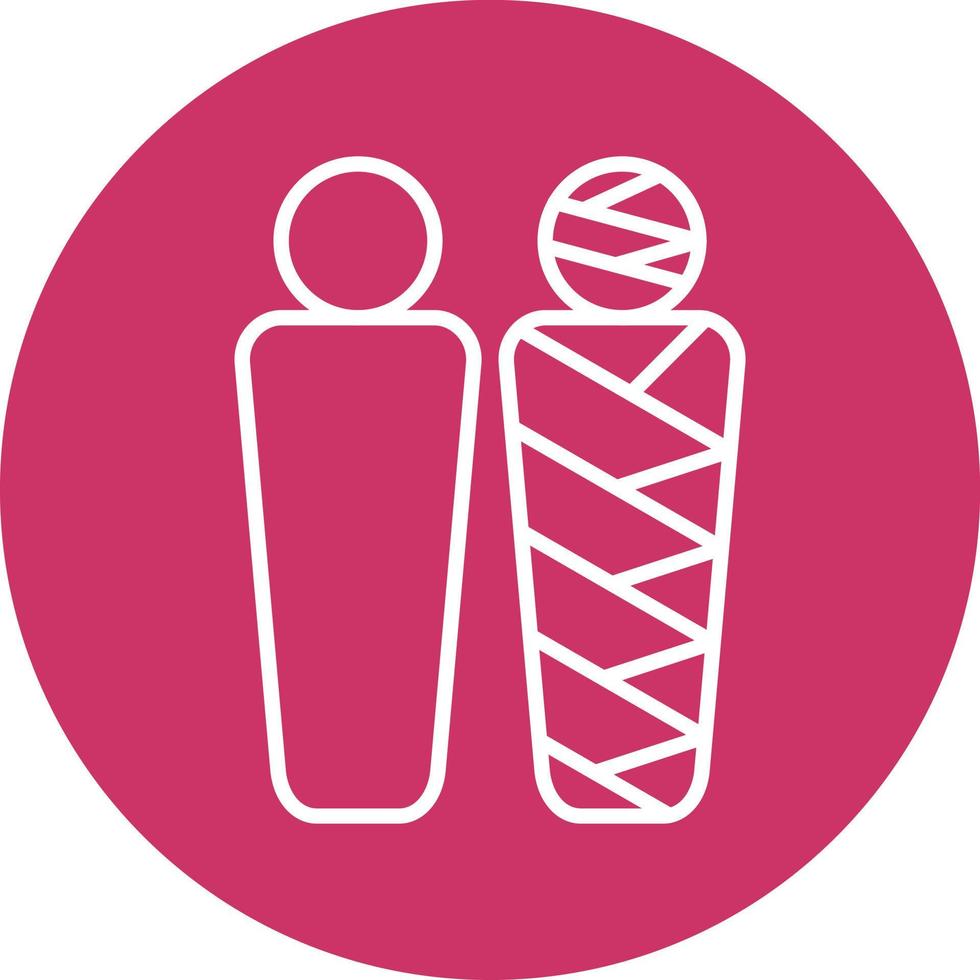 Mummy Icon Style vector