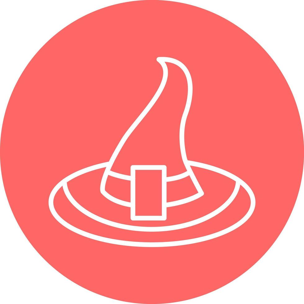 Witch Hat Icon Style vector