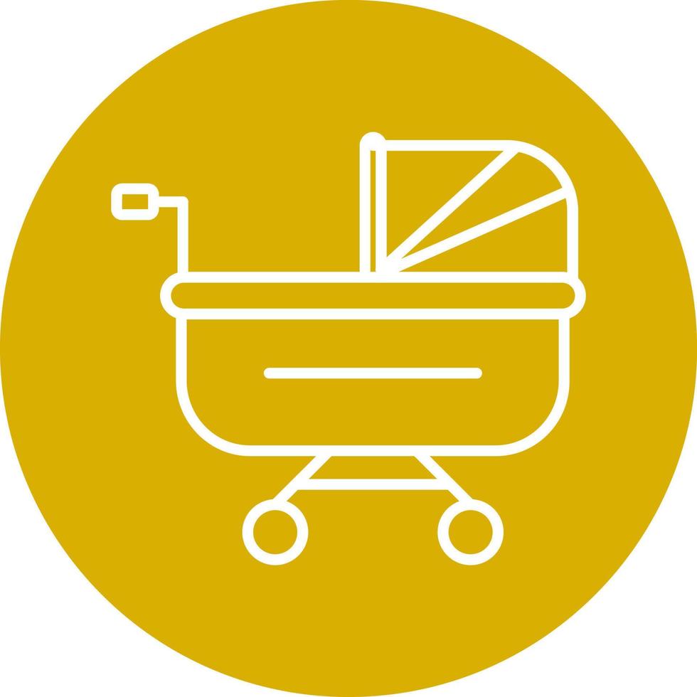 Stroller Icon Style vector