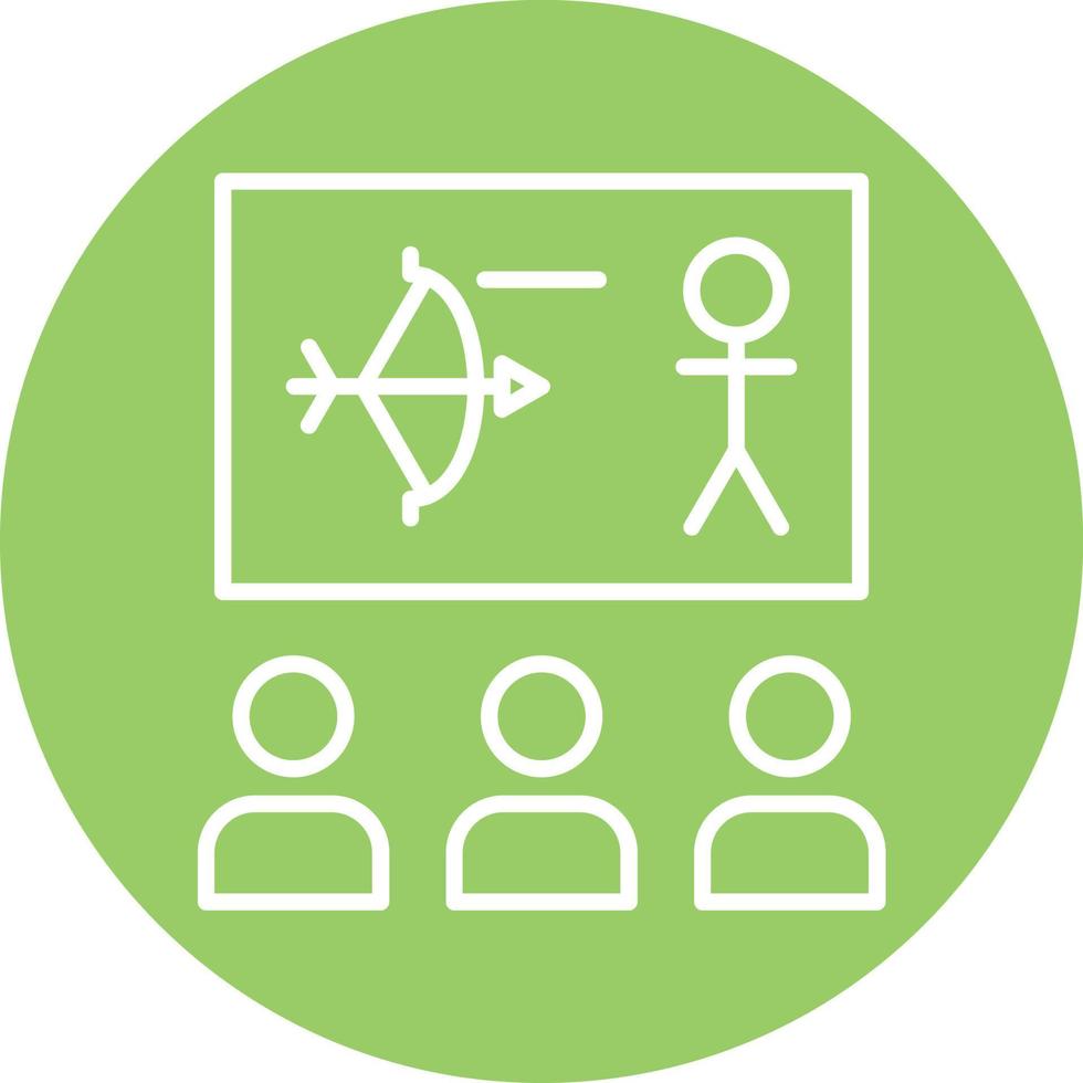 Training Icon Style vector