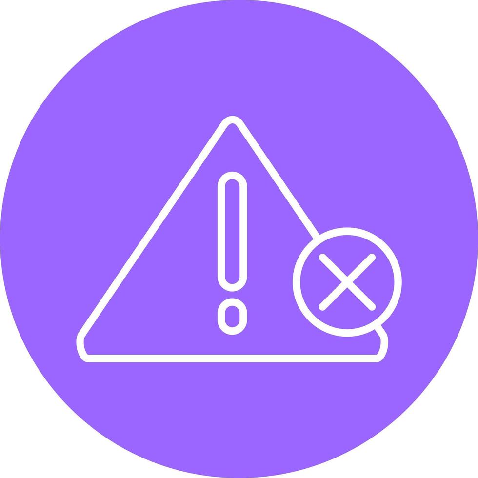 Error Icon Style vector