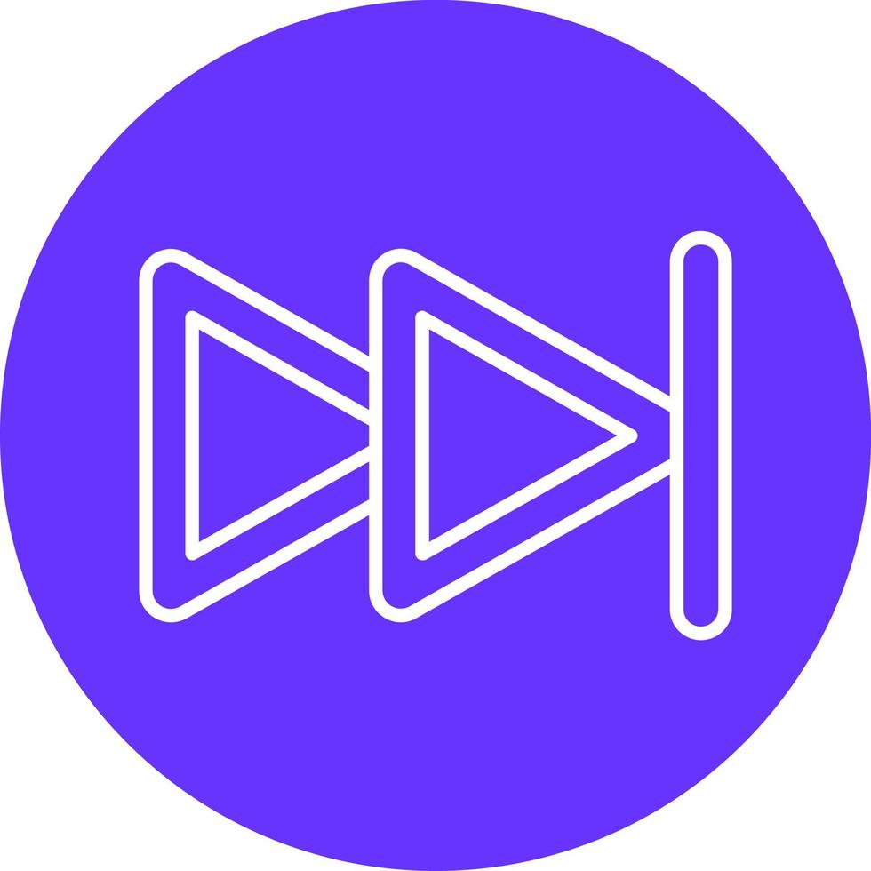 Next Button Icon Style vector