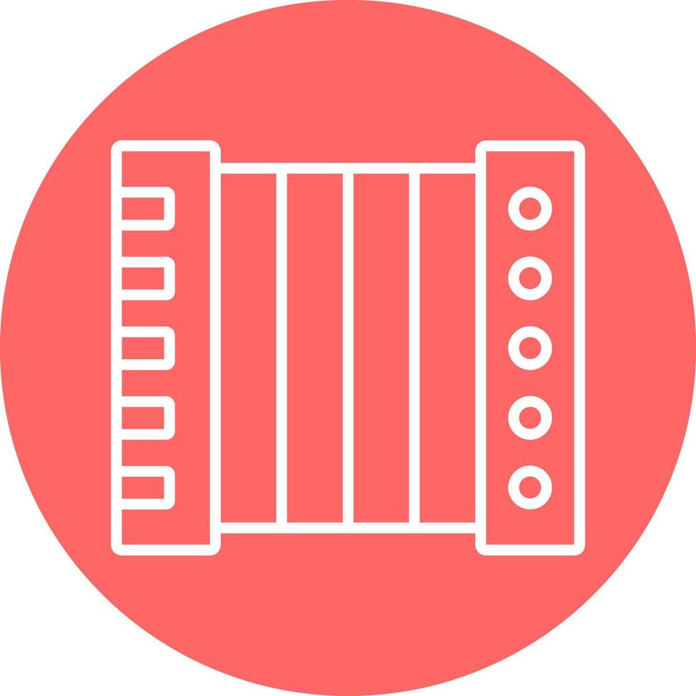 Accordion Icon Style vector