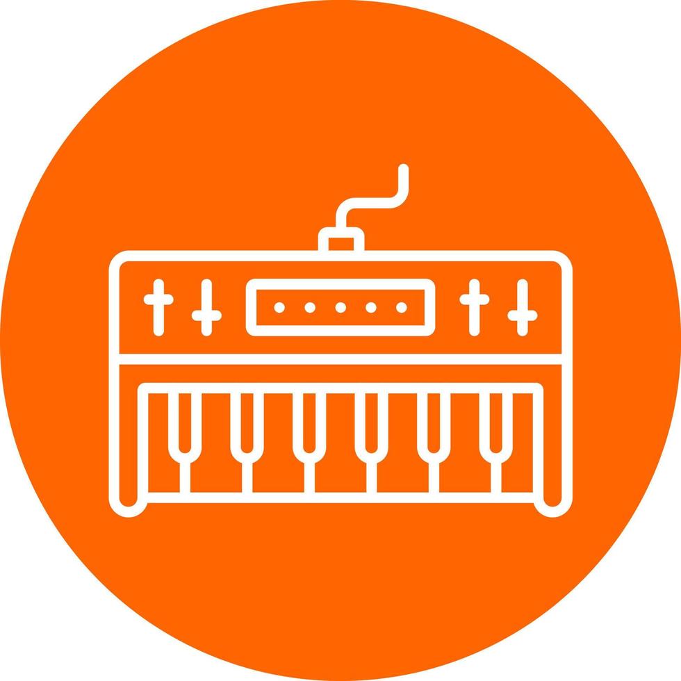 Synthesizer Icon Style vector