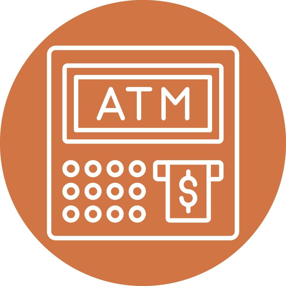 Atm Icon Style vector