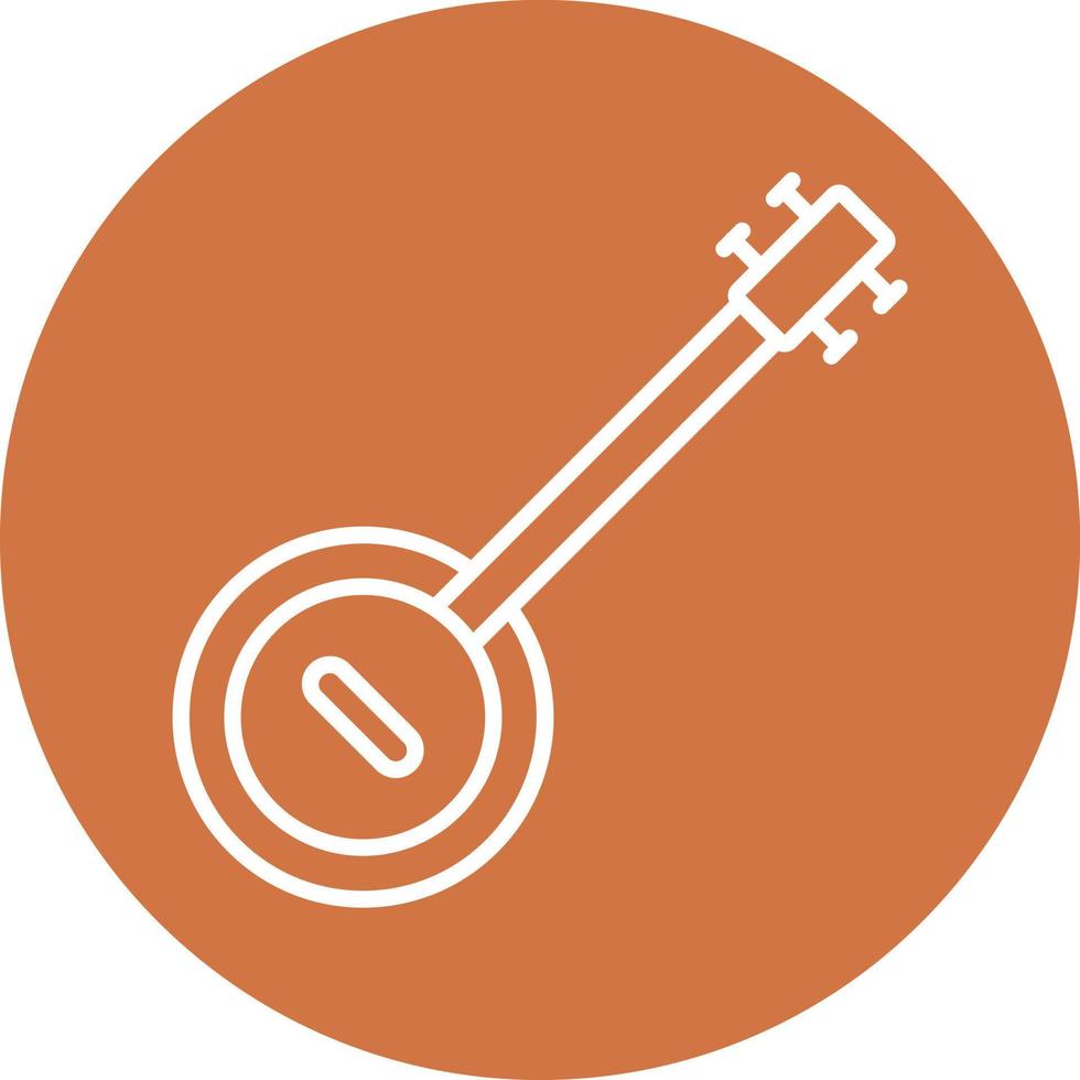 Banjo Icon Style vector