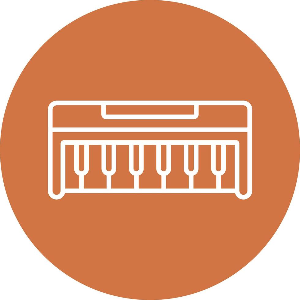 Piano Icon Style vector