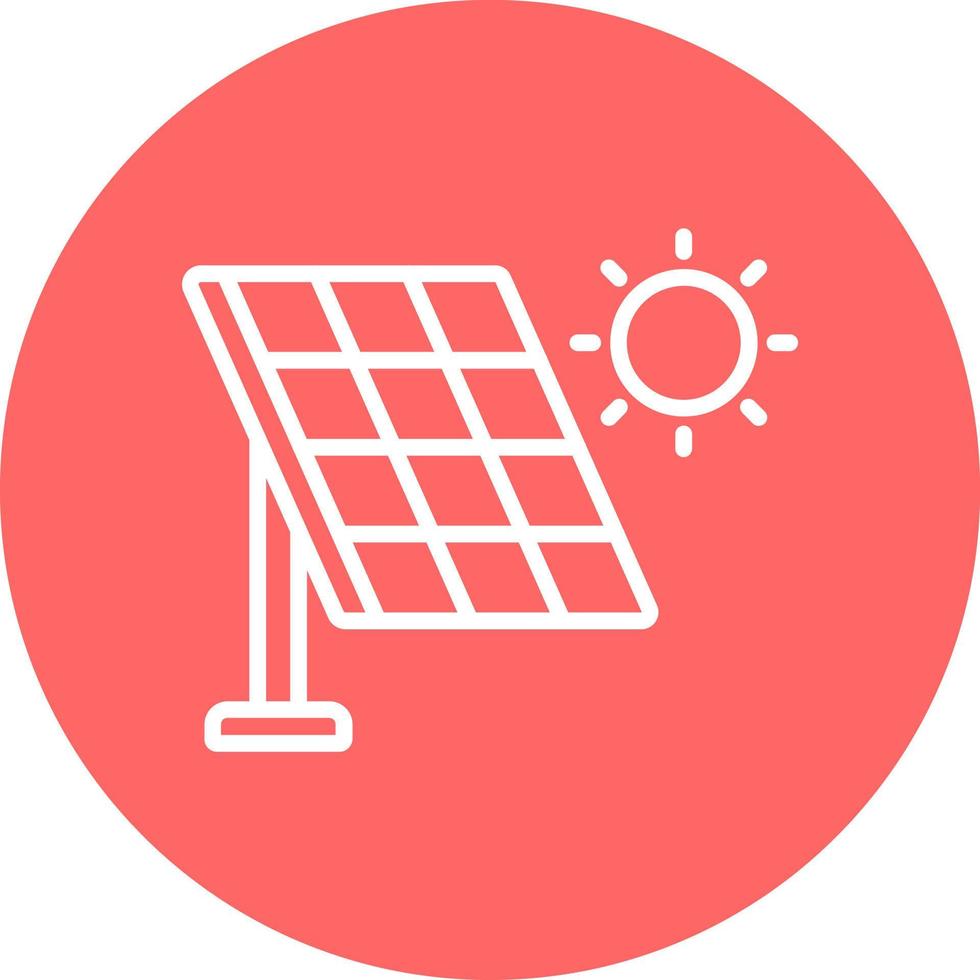 Smart Solar Panel Icon Style vector