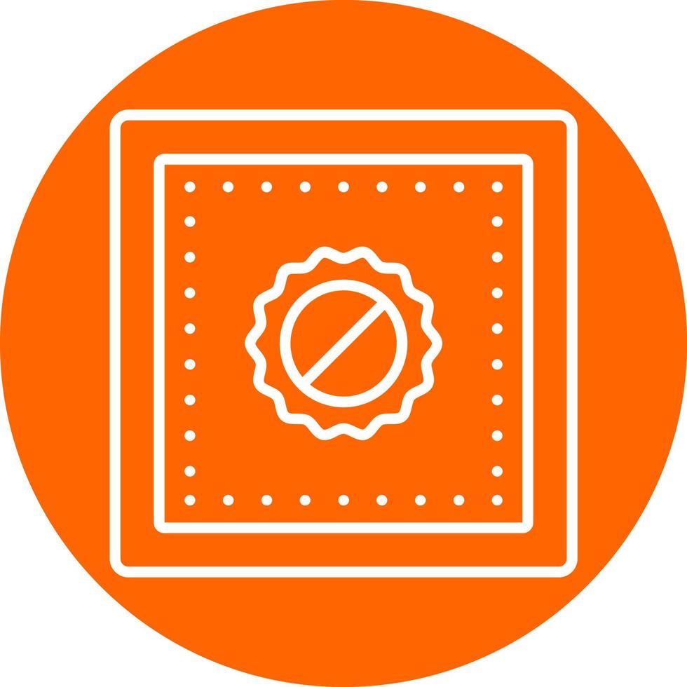 Ultra Violet Fabric Icon Style vector