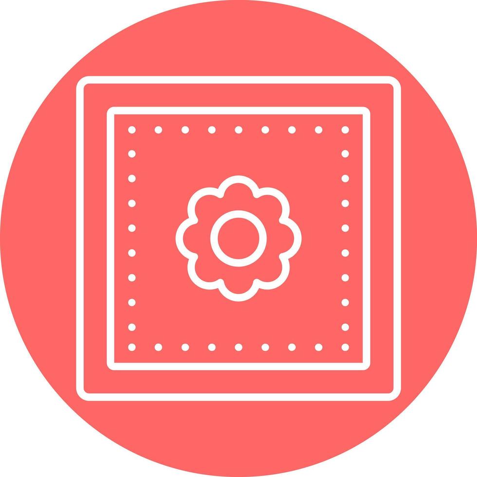 Painted Fabric Icon Style vector