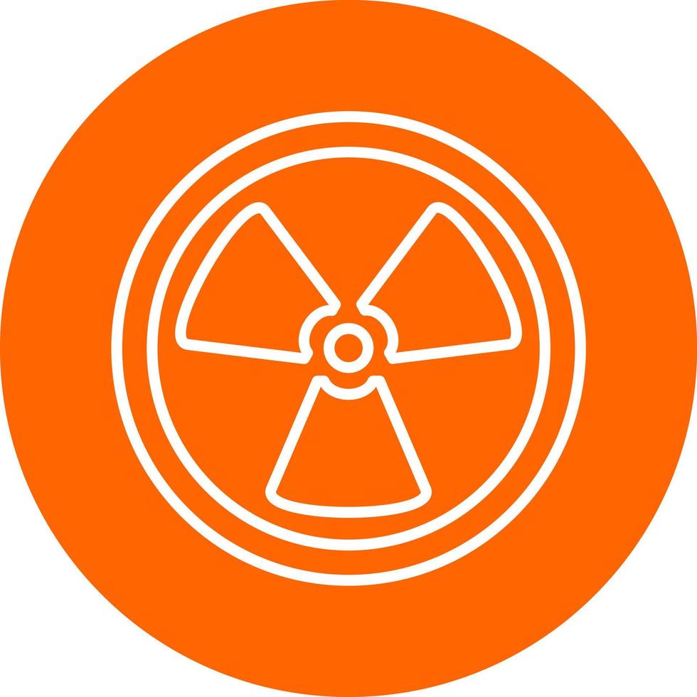 Radiation Icon Style vector