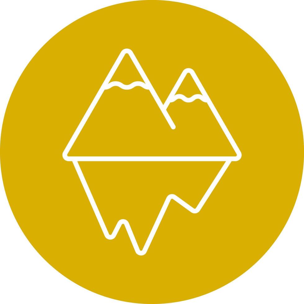 Iceberg Icon Style vector
