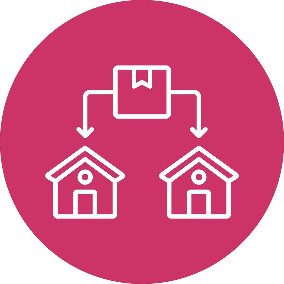 Package Hub Icon Style vector