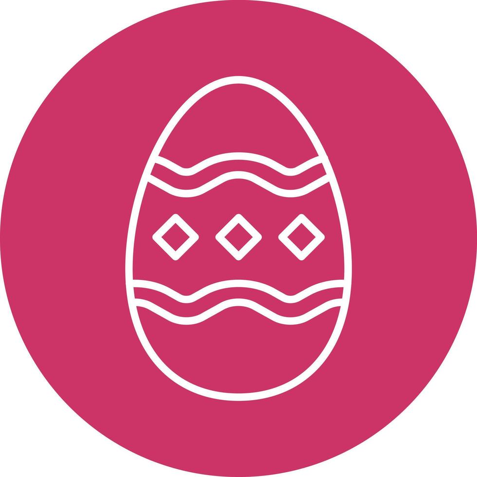 Painting Egg Icon Style vector