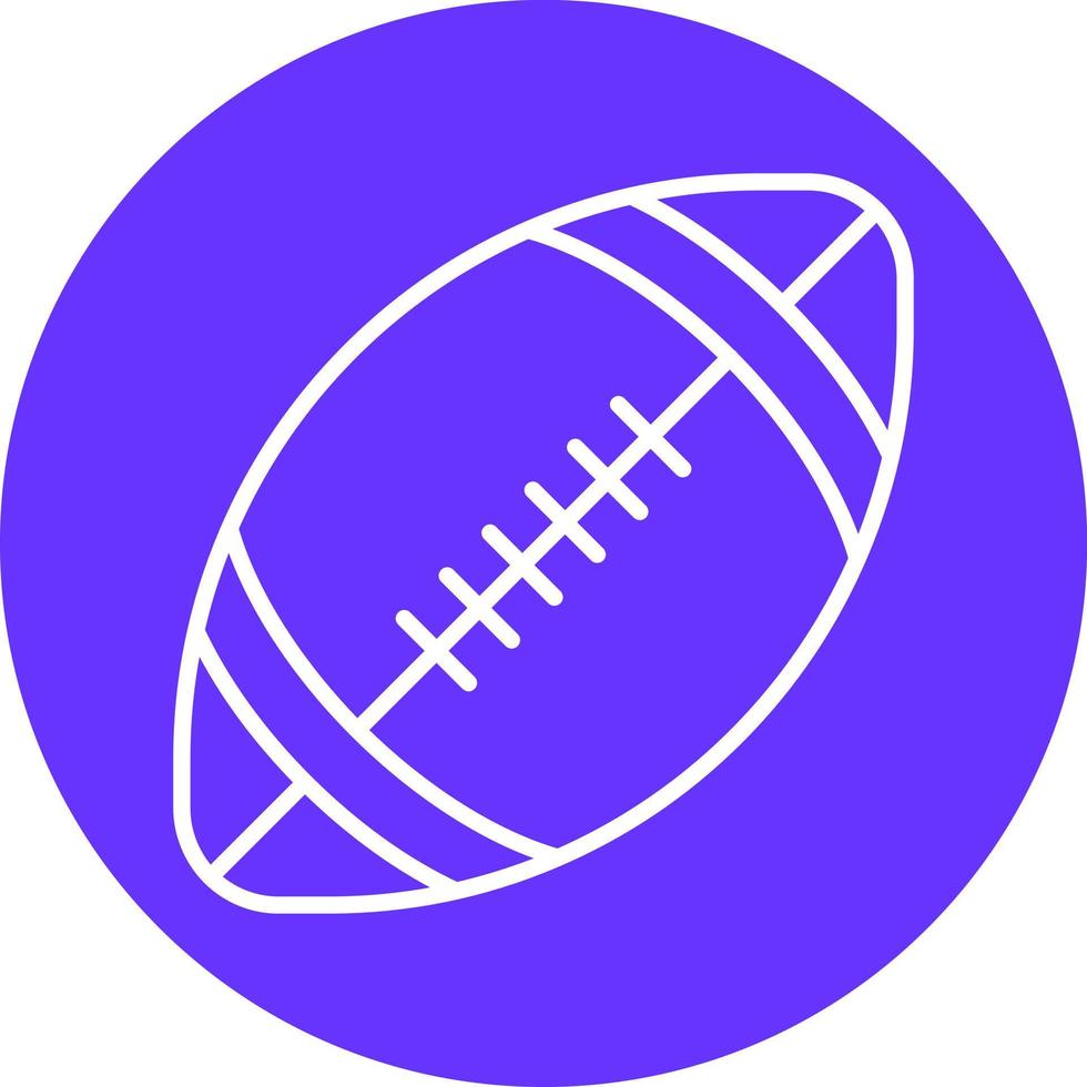 Rugby Ball Icon Style vector