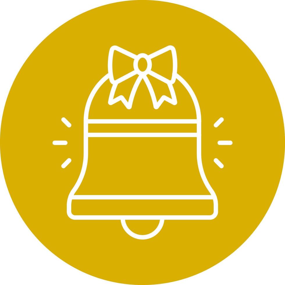 Easter Bell Icon Style vector