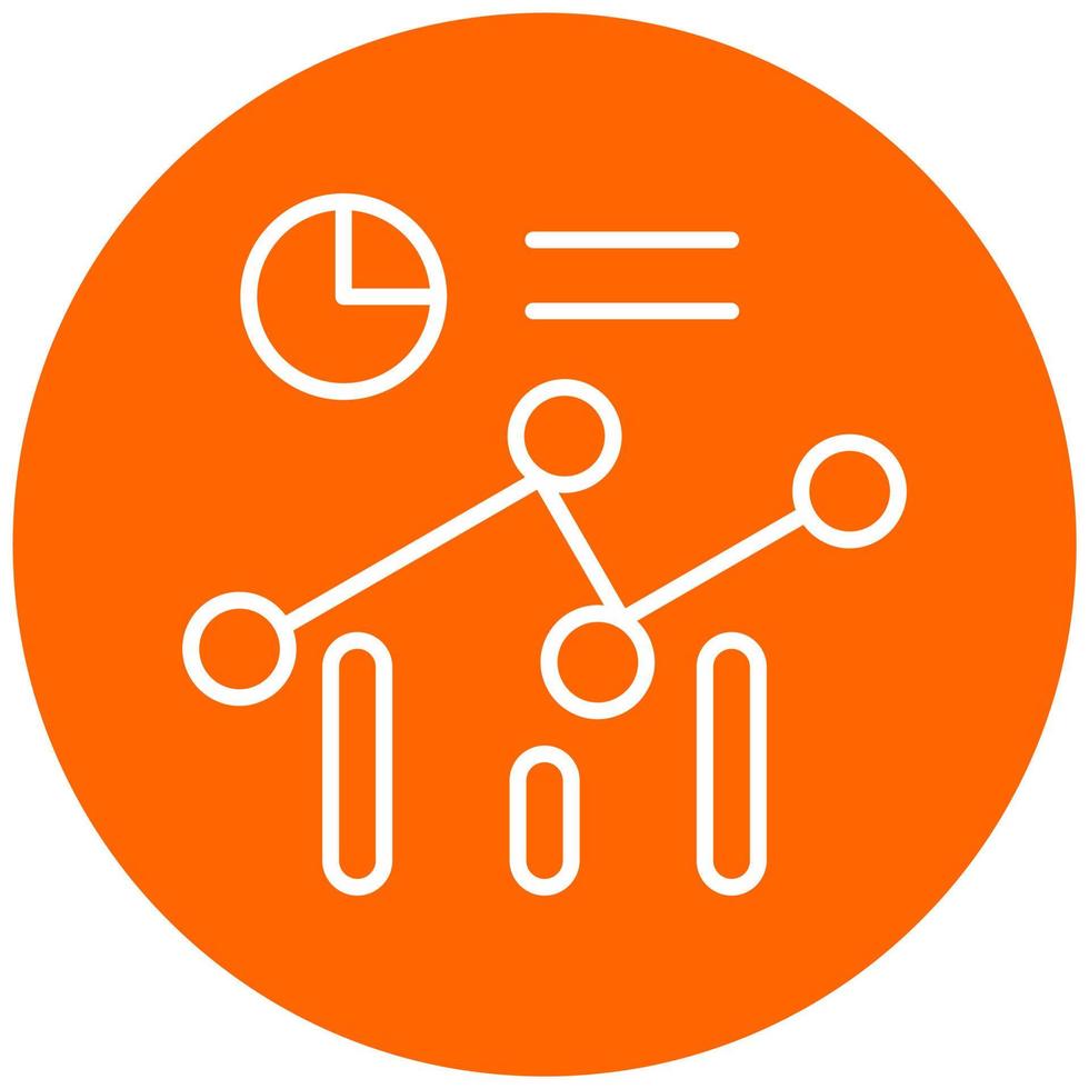 Market Prediction Icon Style vector