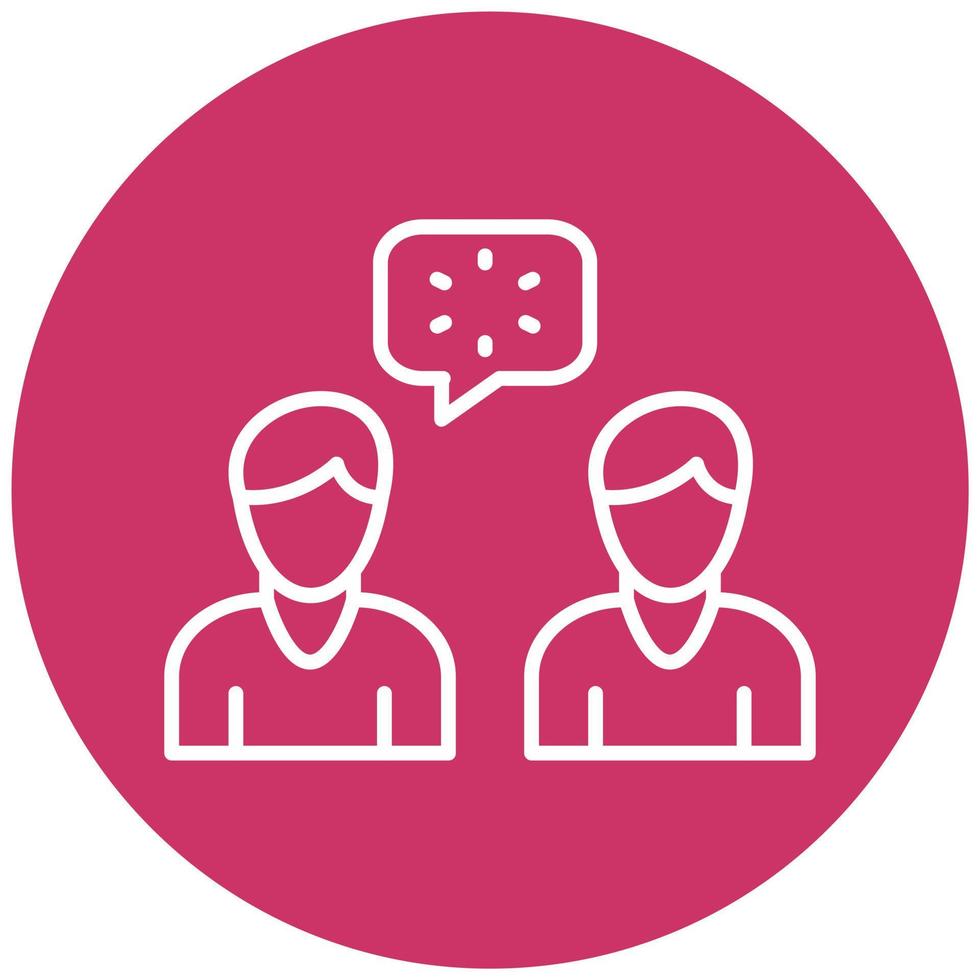Conflict Of Interest Icon Style vector