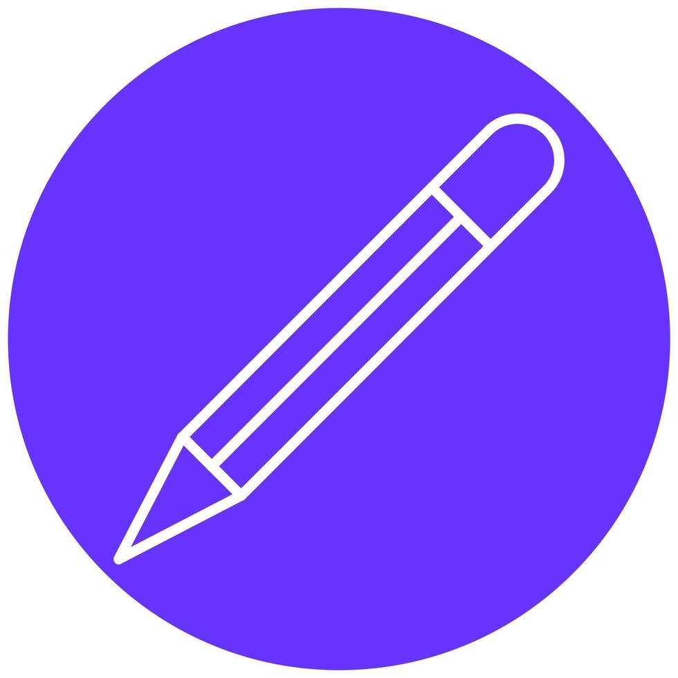 Hand Pencil Icon Style vector