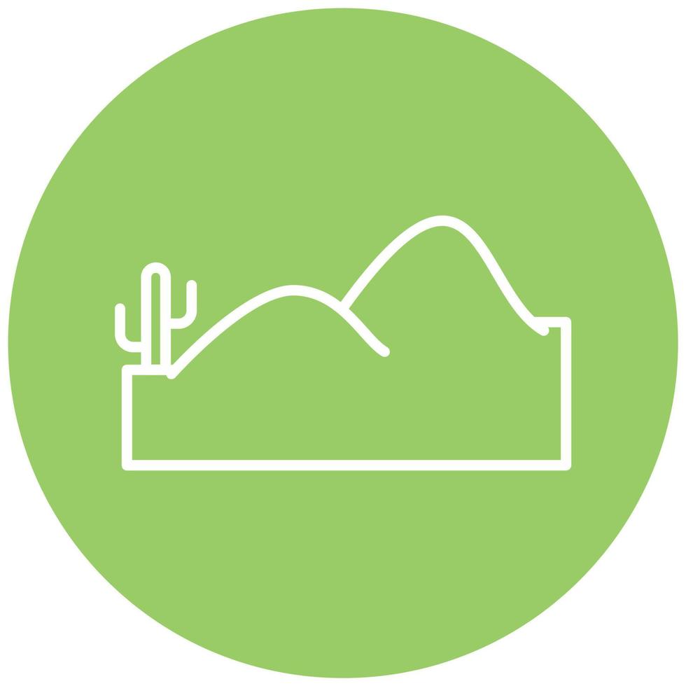 Desert Icon Style vector