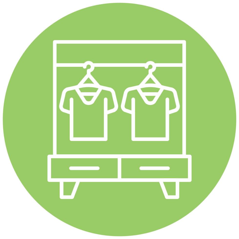 Clothing Rack Icon Style vector