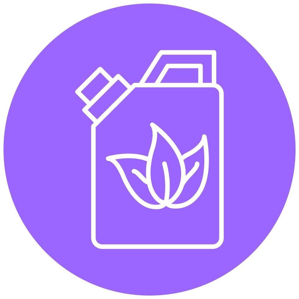 Eco Fuel Icon Style vector