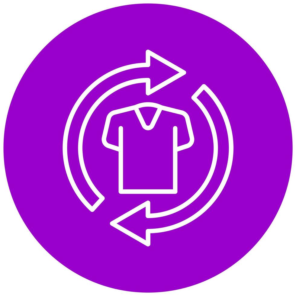 Second Hand Clothes Icon Style vector