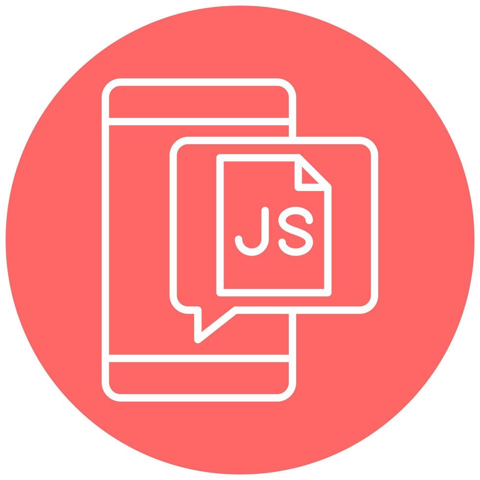 javascript icono estilo 22040875 Vector en Vecteezy