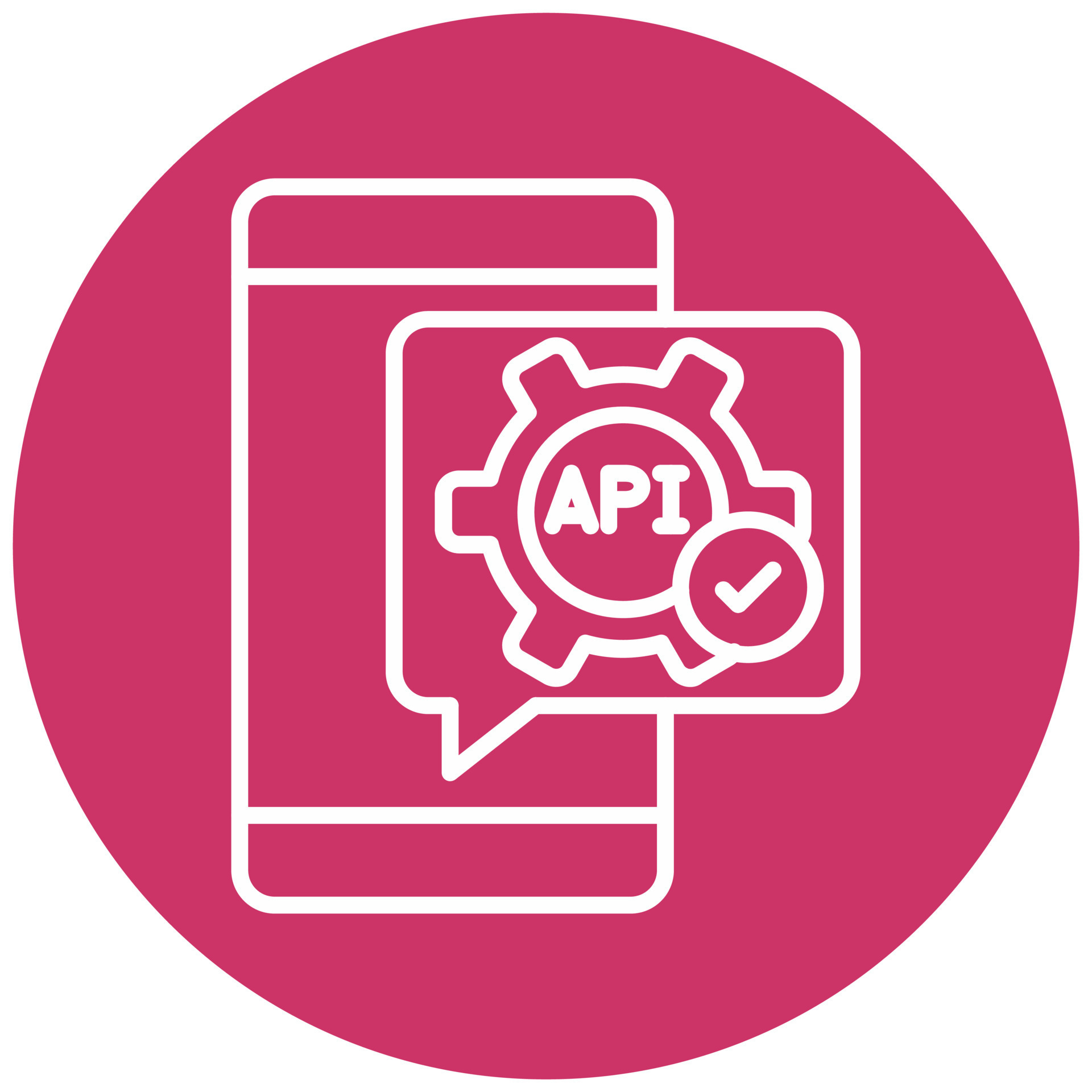 Api Icon Style 22040920 Vector Art at Vecteezy