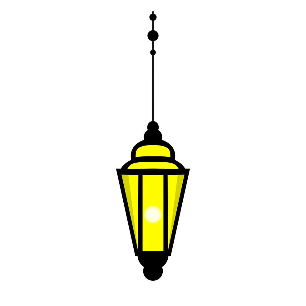 islámico linterna icono, ilustración de un linterna con un elegante concepto, adecuado para Ramadán y eid diseños vector