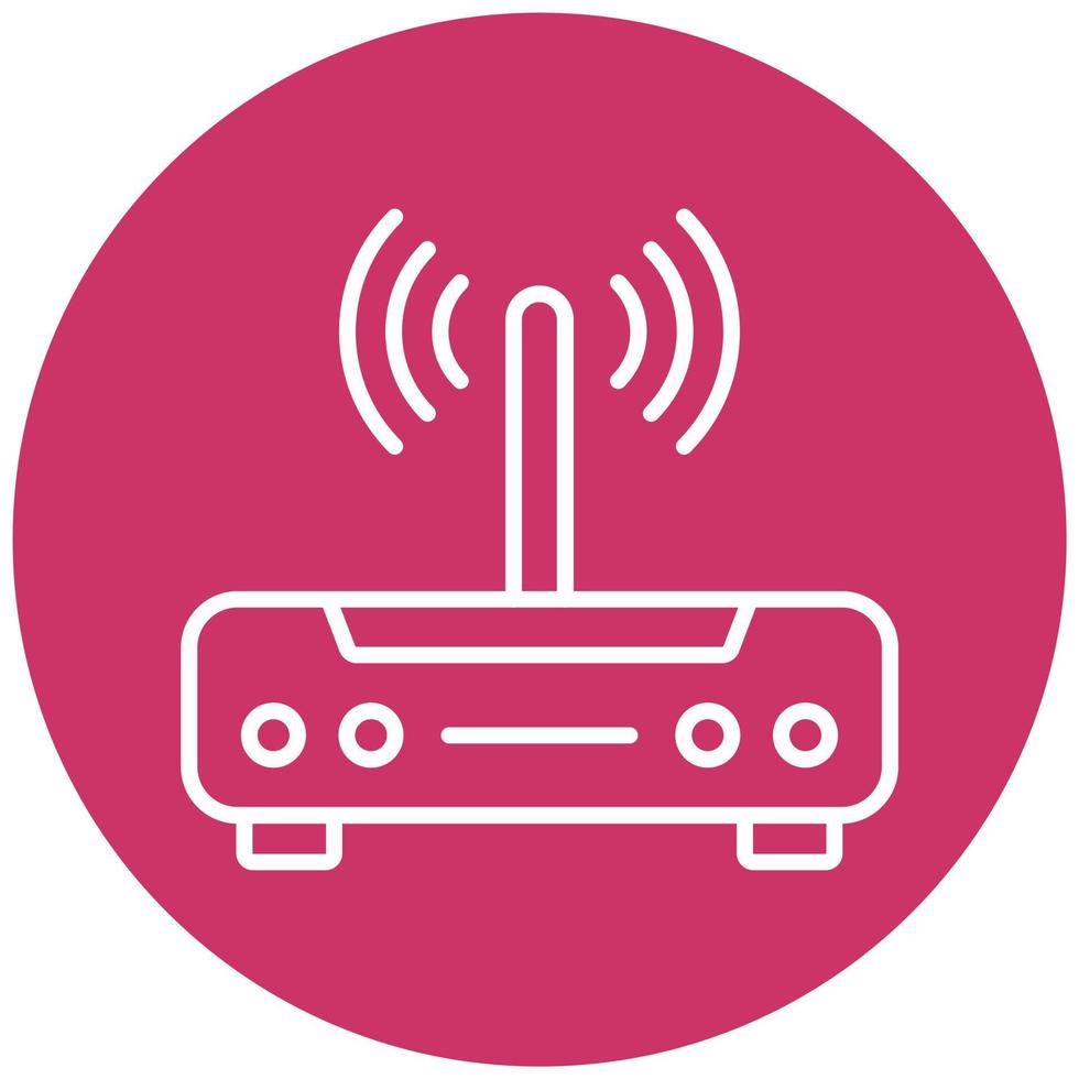 Modem Icon Style vector