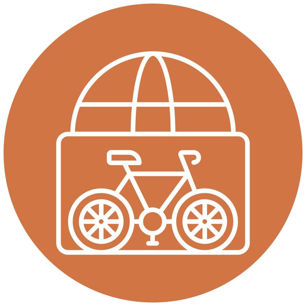 Bike Country Tours Icon Style 22041174 Vector Art at Vecteezy