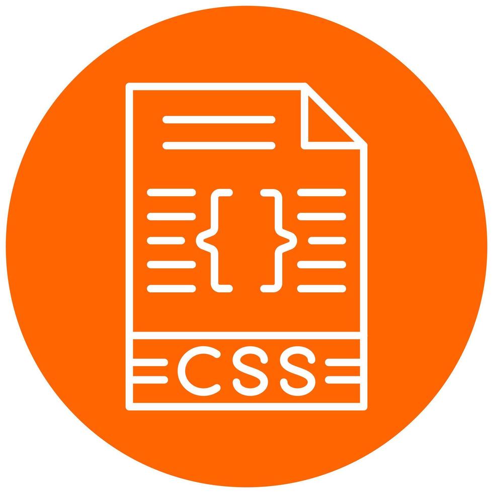 CSS Icon Style vector