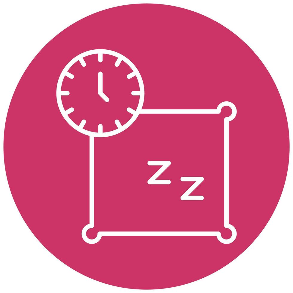 Nap Icon Style vector