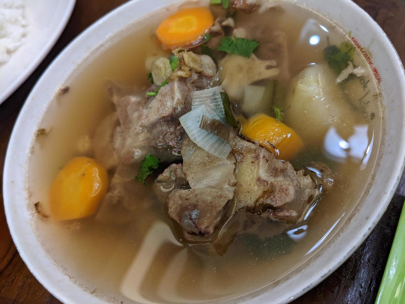 Close up photo of traditional food of Semarang Central Java. The photo is suitable to use for traditional food background, poster and food content.