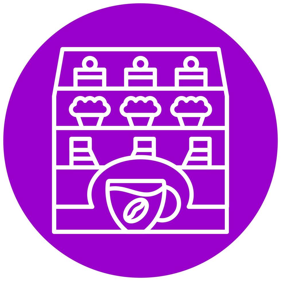 Cafe Wifi Icon Style vector
