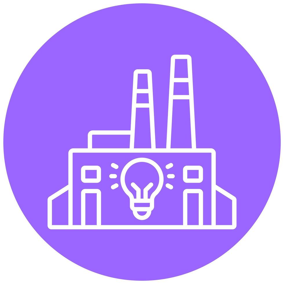 Light Pollution Icon Style vector
