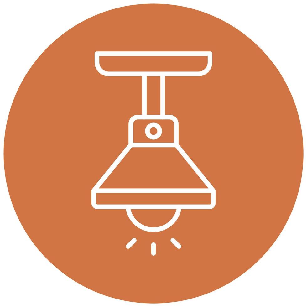 Pendant Light Icon Style vector
