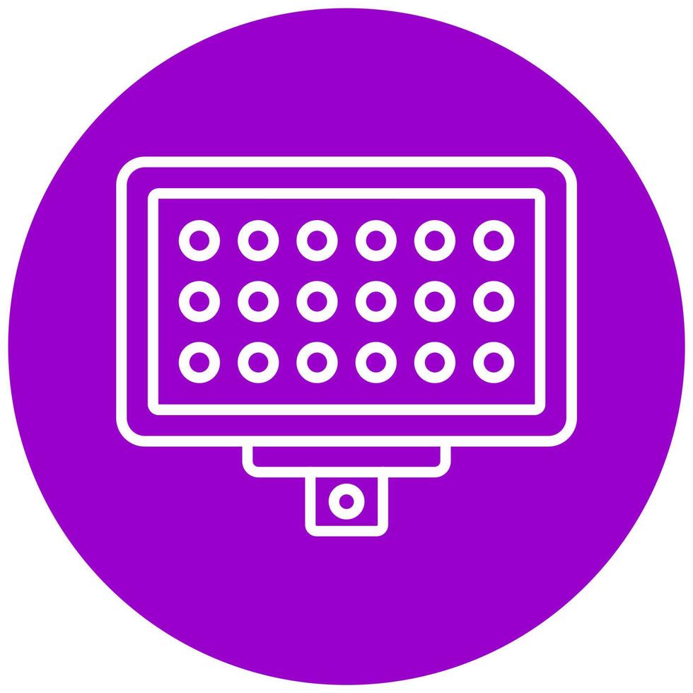 Led Panel Icon Style vector