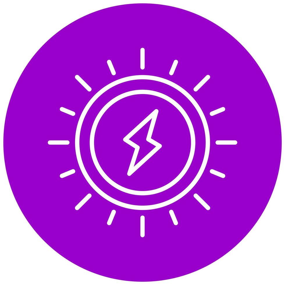 Ambient Light Icon Style vector