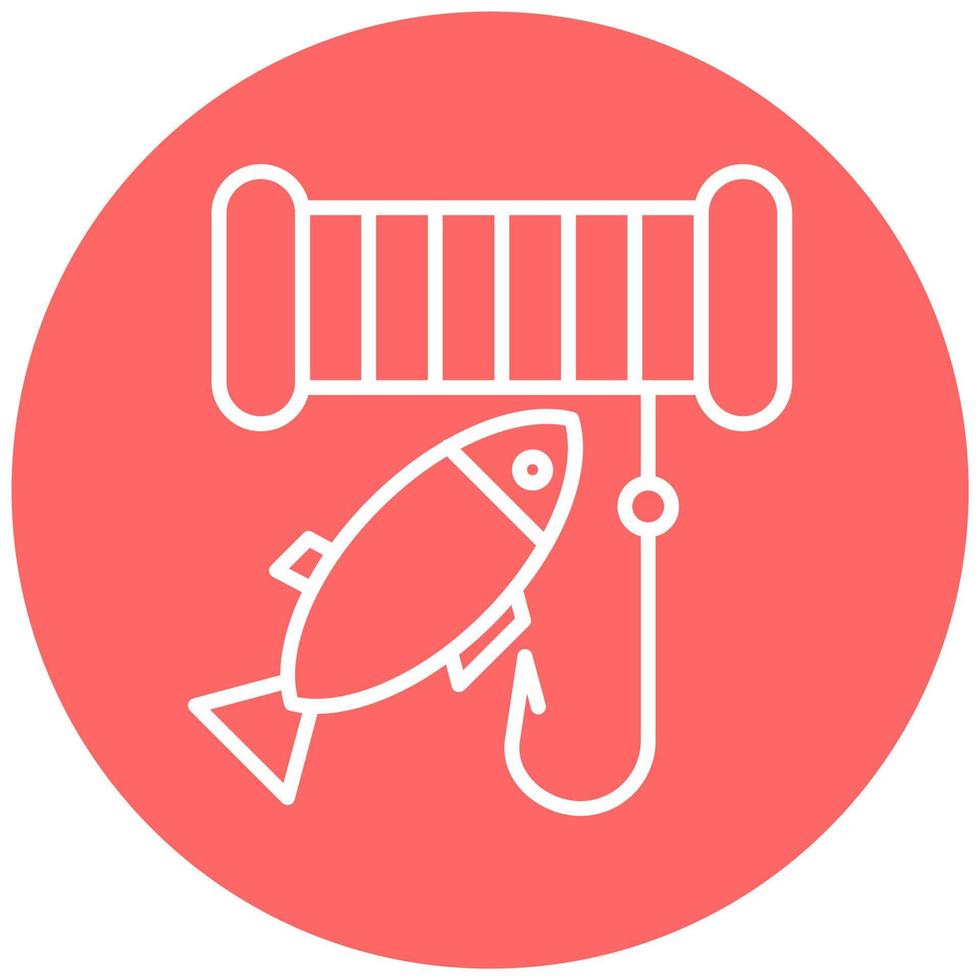 Fishing Icon Style vector