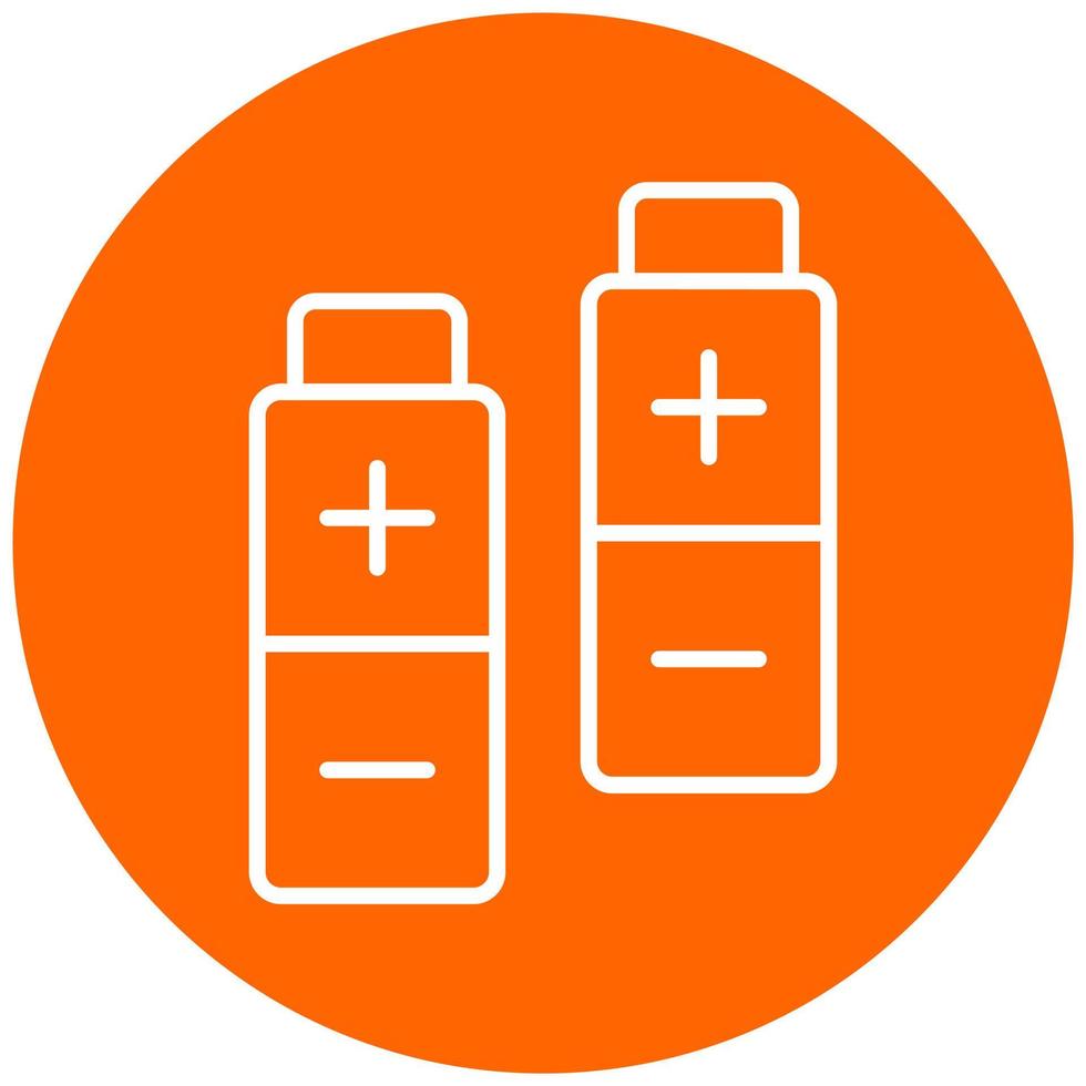 Extra Batteries Icon Style vector