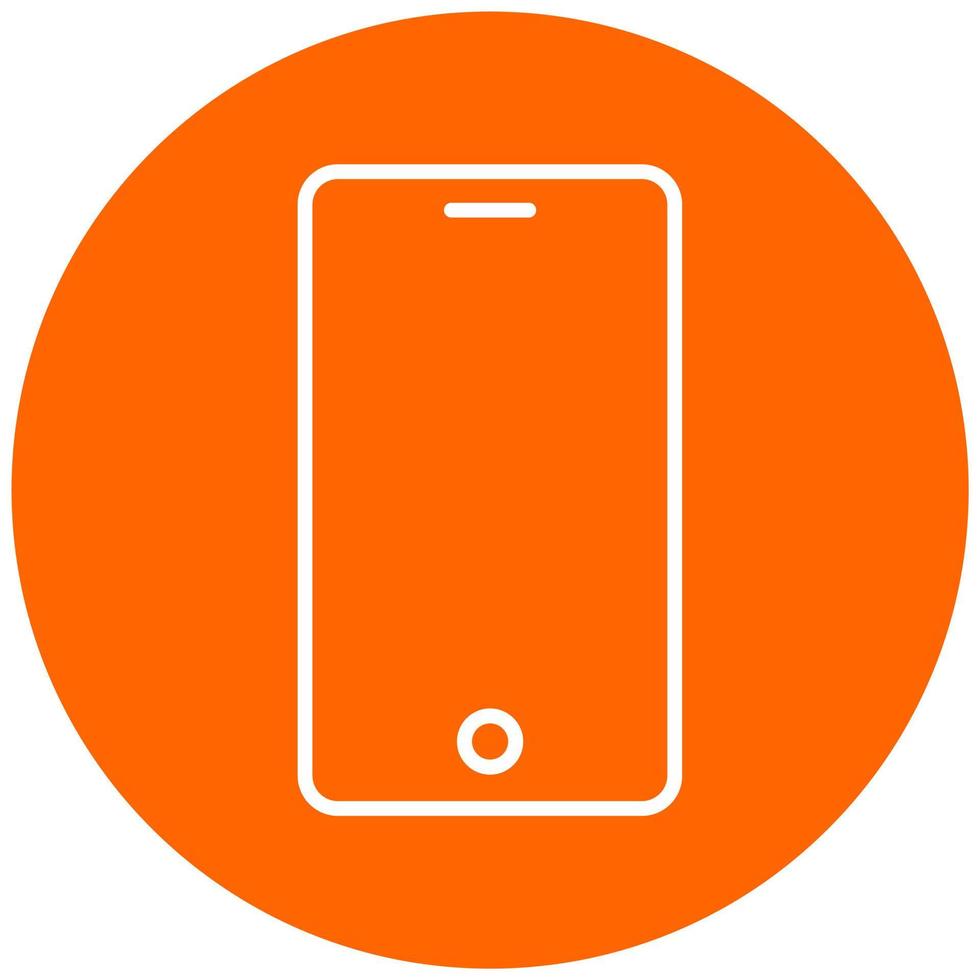 Cell Phone Icon Style vector